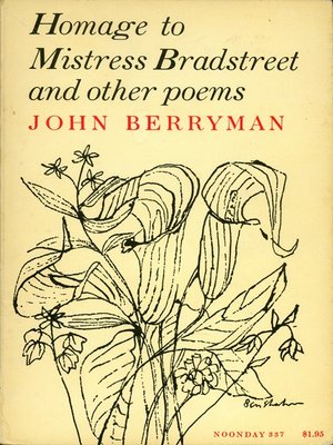 cover image of Homage to Mistress Bradstreet